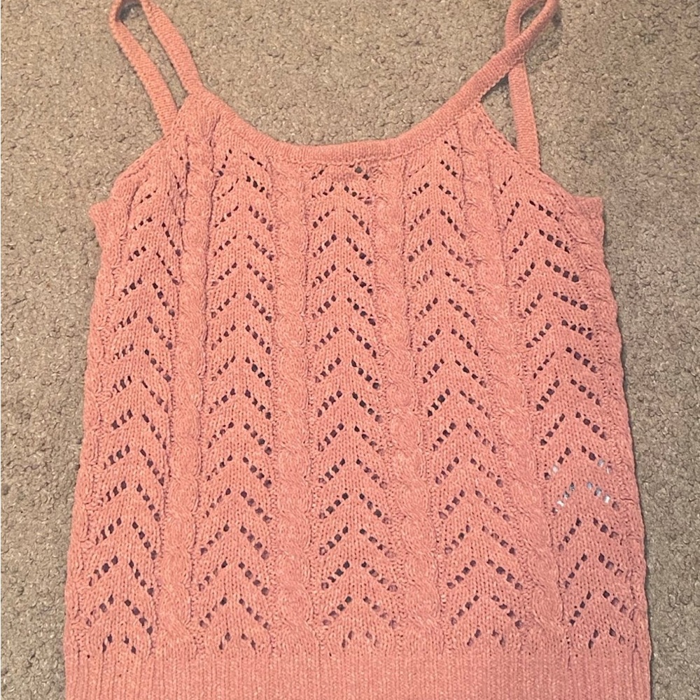 Pink Knit Camisole